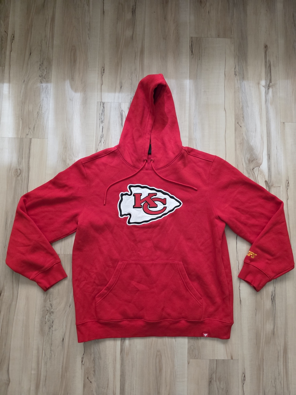 Fanatics Red Kansas City Chiefs Crewneck Hoodie with Team Patch